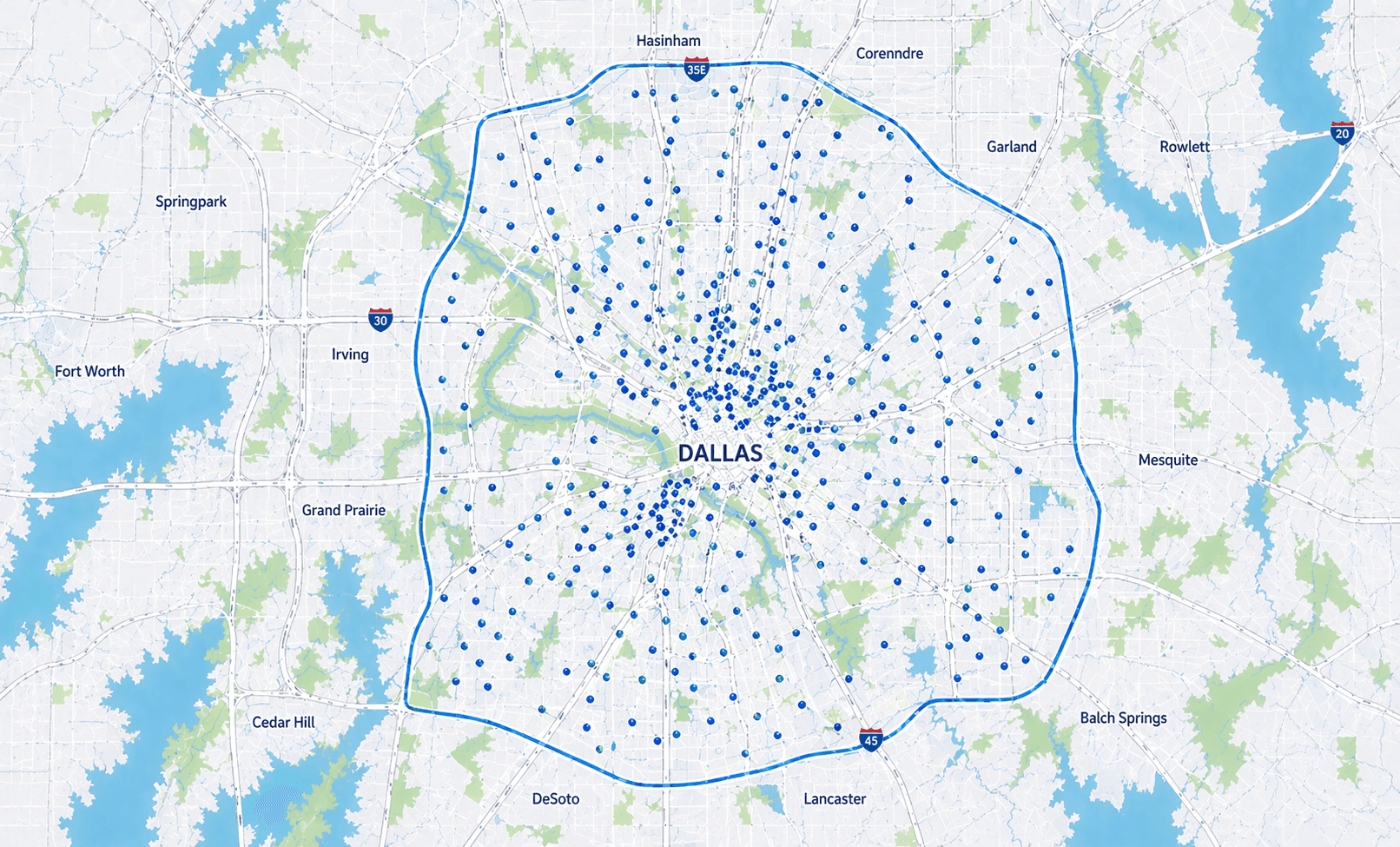 Dallas Dental Access and Socioeconomic Map