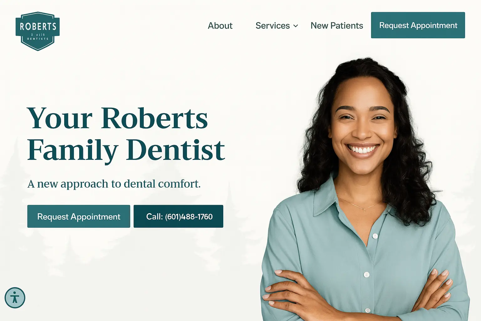 Smile Design & Whitening - Website template preview